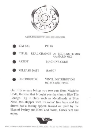 Machine Code - Real Change