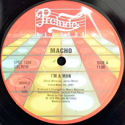 Macho / Peter Jacques Band - I'm A Man / Walking On Music / Fire Night Dance