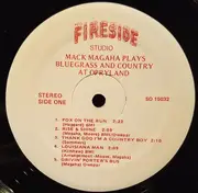 LP - Mack Magaha - Mack Magaha Plays Bluegrass And Country At Opryland - Gatefold + Signed
