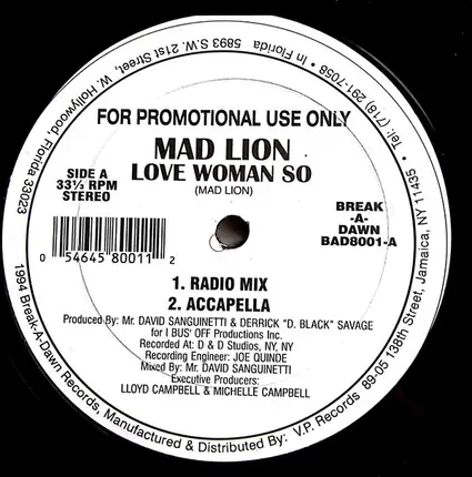 Mad Lion - Love Woman So !