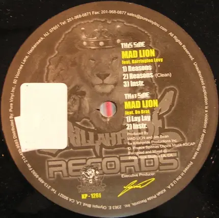 Mad Lion - Reasons / Lay Lay