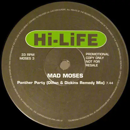 Mad Moses - Panther Party
