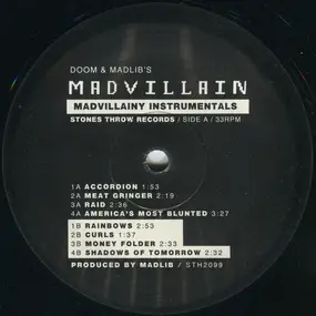Madvillain - Madvillainy Instrumentals /Cover Edition