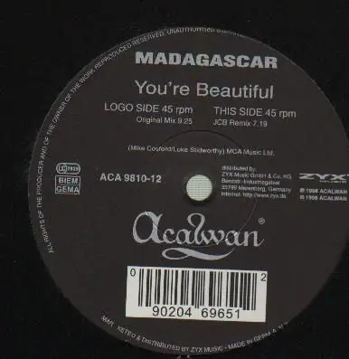 Madagascar - You're Beautiful