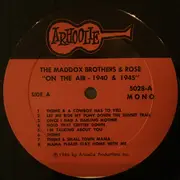 LP - Maddox Brothers And Rose - On The Air: 1940 And 1945 - Mono