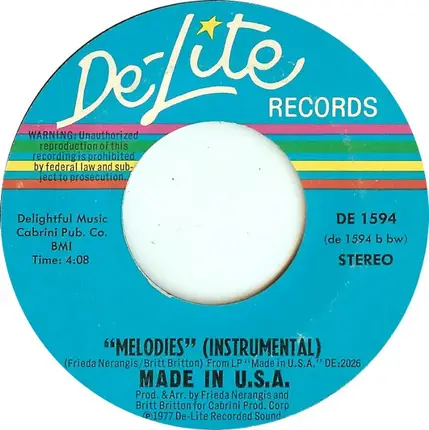 Made In USA - Melodies