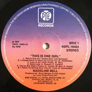 LP - Madeline Bell - This Is One Girl
