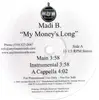 12inch Vinyl Single - Madi B. - My Money's Long - Promo