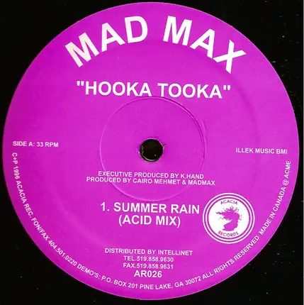 Mad Max - Hooka Tooka
