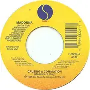 7inch Vinyl Single - Madonna - Causing A Commotion / Jimmy, Jimmy