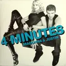 2 x 12inch Vinyl Single - Madonna, Justin Timberlake, Timbaland - 4 Minutes - Still Sealed