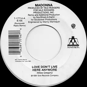 Madonna - Love Don't Live Here Anymore