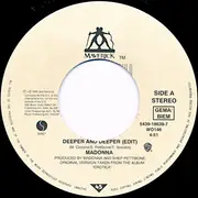 7inch Vinyl Single - Madonna - Deeper And Deeper