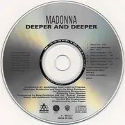 CD Single - Madonna - Deeper And Deeper - Digipak