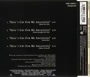 CD Single - Madonna - Don't Cry For Me Argentina