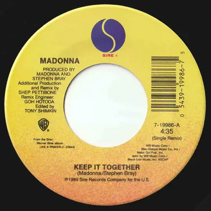 Madonna - Keep It Together