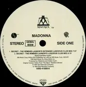 12inch Vinyl Single - Madonna - Secret (The Remixes)