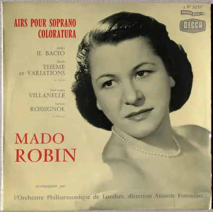 Mado Robin - Airs Pour Soprano Coloratura
