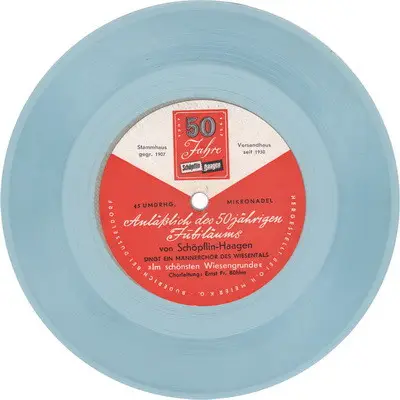 Männerchor Des Wiesentals / Hans Schöpflin - 50 Jahre Schöpflin-Haagen