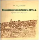 LP - Männergesangverein Dutenhofen 1877 e. V. - Kein Hälmlein wächst auf Erden / Du bist ja doch der Herr a.o.
