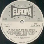 LP - Männergesangverein Frohsinn - Im Krug Zum Grünen Kranze ...