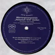 LP - Männergesangverein »Heiterkeit 1878« Gießen - Wo Die Roten Rosen Blühen