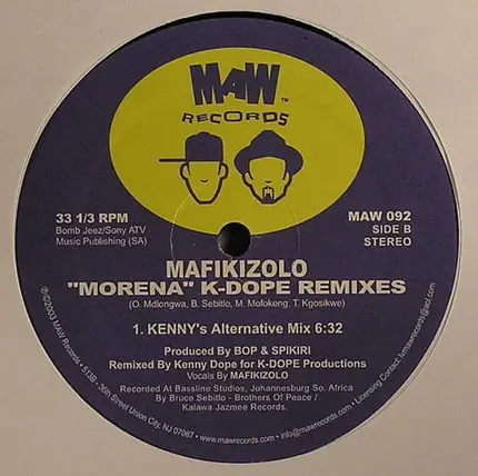 Mafikizolo - Morena (K-Dope Remixes)