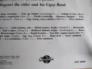 LP - Magyari Imre , Imre Magyari And His Gypsy Orchestra - Népszer? Nóták És Csárdások (Hungarian Folk Songs)