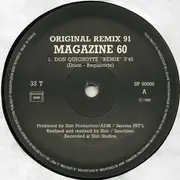 12inch Vinyl Single - Magazine 60 - Don Quichotte (Original Remix 91)