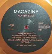 LP - Magazine - No Thyself - Of Course Orange