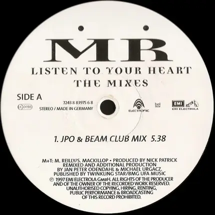 Maggie Reilly - Listen To Your Heart (The Mixes)