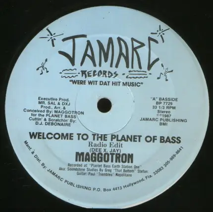 Maggotron - Welcome To The Planet Of Bass