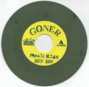 7inch Vinyl Single - Magic Kids - Hey Boy - Camo Green