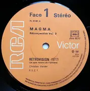 LP - Magma , Christian Vander - Retrospective Vol. 3 - Black Label Rim Text