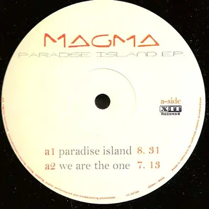 Magma - Paradise Island EP
