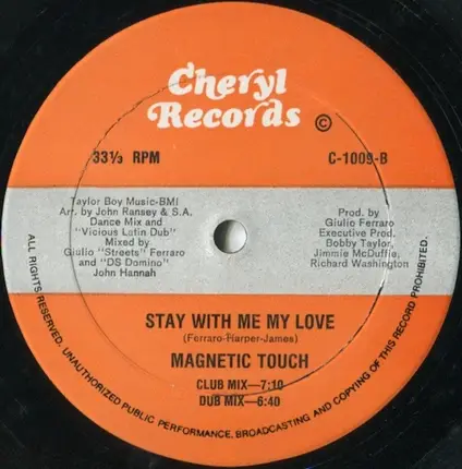 Magnetic Touch - Stay With Me My Love