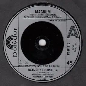 Magnum - Days Of No Trust