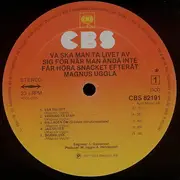 LP - Magnus Uggla - Va Ska Man Ta Livet Av Sig För När Man Ändå Inte Får Höra Snacket Efteråt