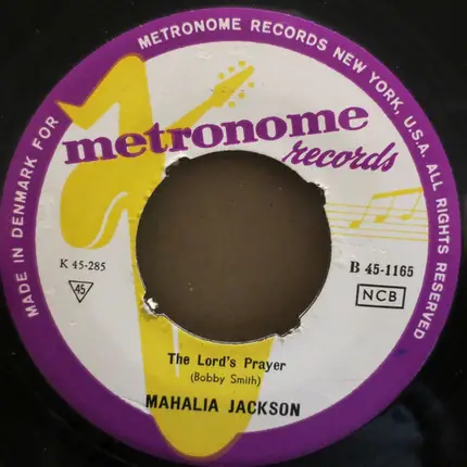 Mahalia Jackson - Silent Night / The Lord's Prayer