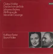LP - Mahler / Brahms - Das Lied von der Erde / Alt-Rhapsodie / Vier ernste Gesänge (Ferrier / Walter) - gatefold
