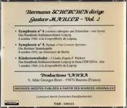 Double CD - Mahler / Hermann Scherchen - Symphonie No. 6, 8 (Veni Creator Spiritus) & Kindertotenlieder