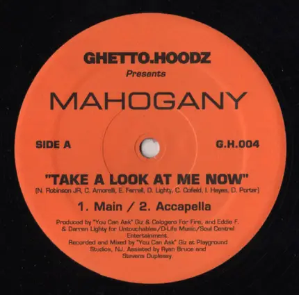 Mahogany - Take A Look At Me Now