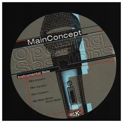 Main Concept - Opening Sessions