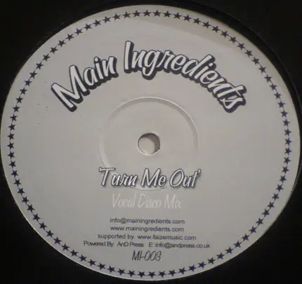 Main Ingredients - Turn Me Out