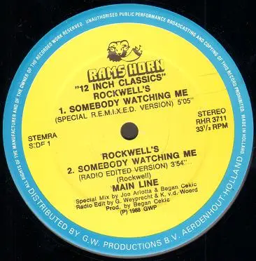 Main Line - Rockwell's Somebody Watching Me