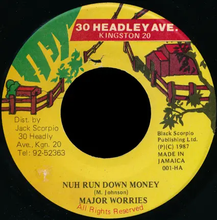 Major Worries - Nuh Run Down Money