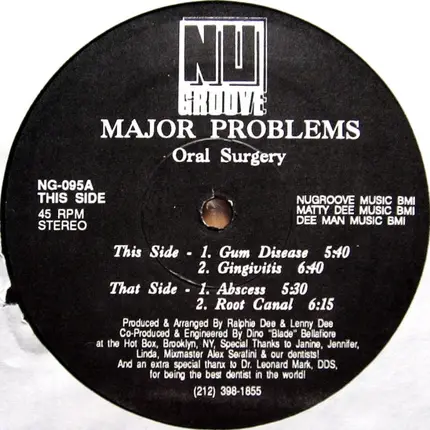 Major Problems - Oral Surgery