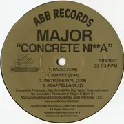 12inch Vinyl Single - Major - Concrete Ni**a b/w Just Can't Lose