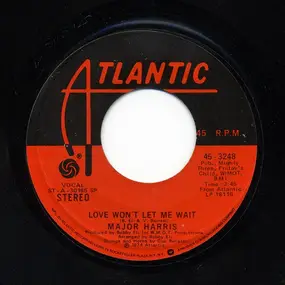 Major Harris - Love Won't Let Me Wait