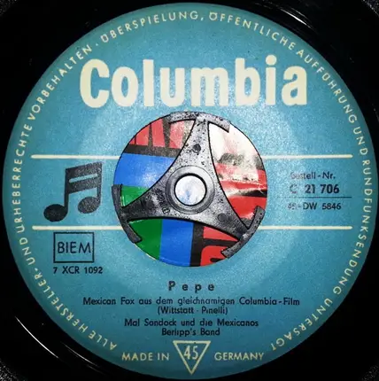 Mal Sondock - My Heidelberg Baby / Pepe